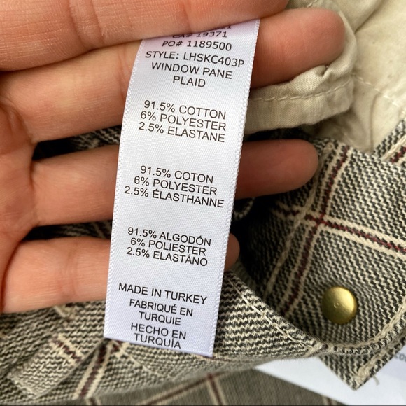 π FRAME GREY PLAID LE HIGH SKINNY CROPPED PANTS! - Picture 7 of 8